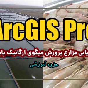 مكان يابي مزارع پرورش میگوی ارگانیک پایدار در ArcGIS Pro